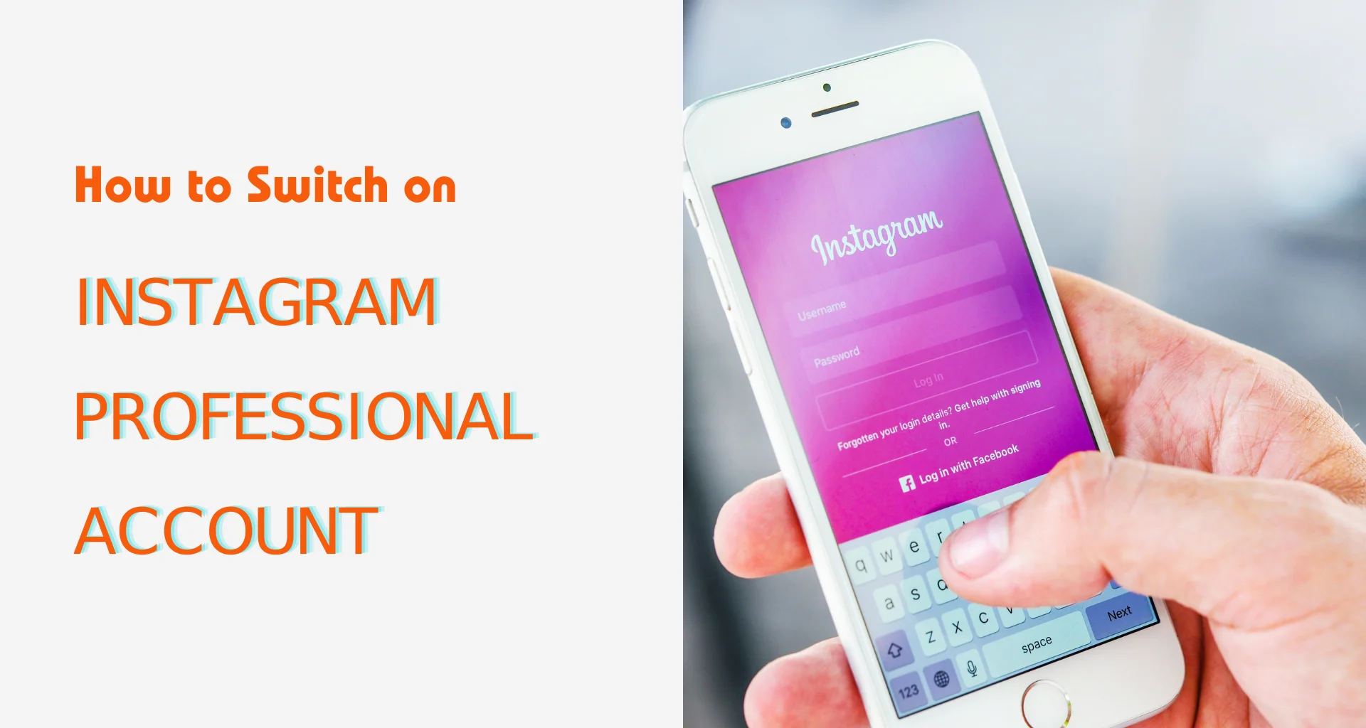 How to Switch on Instagram Professional Account